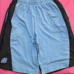Nike North Carolina Tar Heels Athletic Shorts in Light Blue and Black